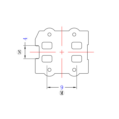 BASE-002 4孔(7.5x10)